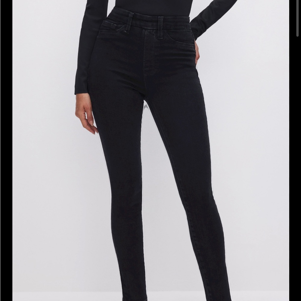 Good American Black Skinny Jeans